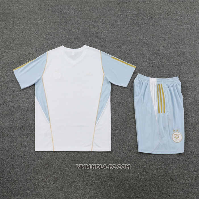 Chandal del Argelia 2023-2024 Manga Corta Blanco - Pantalon Corto